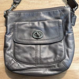 COACH leather crossbody bag